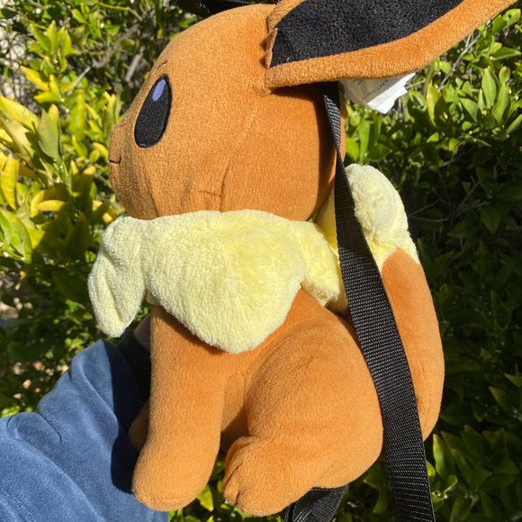 Pokemon Eevee Plush Stuffed Animal Backpack Bag FAB Starpoint NY 2016 12.5" - Picture 5 of 16